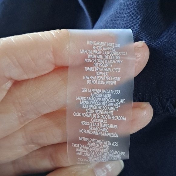 Calvin Klein Size Small Navy Blue Sleeveless Romper NWT - Picture 8 of 9